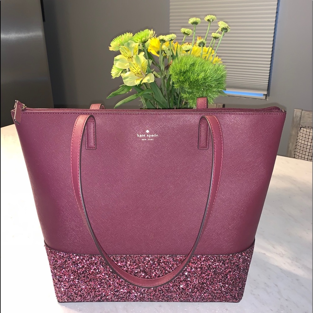 Kate Spade Greta Tote Glitter